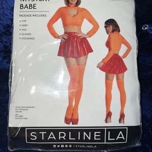 Starline Mystery Babe Costume Set Velma From Scooby Do